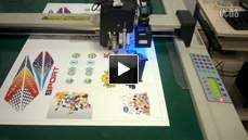 Sticker CCD camera registration plotter cutting machine