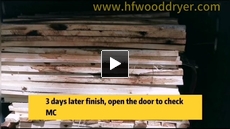 high frequency vacuum wood dry kiln drying process