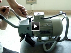 Bevelling machine for metal plates show