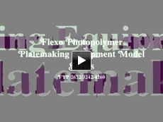 flexo photopolymer plate making machine