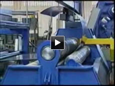 Plate bending machine
