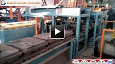 Fully automatic casting grinding meida ball production line