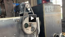 Tumble Belt Shot Blasting Machine to India / Q326 / 200kg / Crawler Type / Rubber Belt
