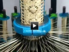 computerized lace braiding machine