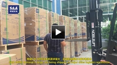 S&A chiller demand is large, are being shipped to major cities logistics warehouse