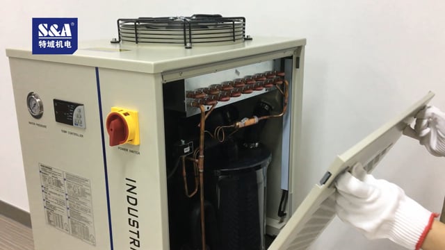 How to unpick and wash the dust gauze of S&A chiller