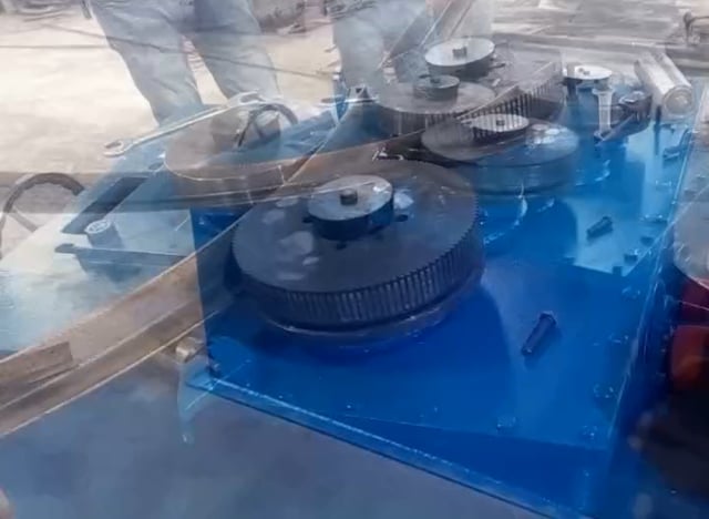 Angle steel bending machine