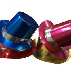 Foil Top Hat W/ Foil Band