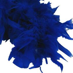 Feather Boa- Blue- 6 Foot