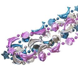 Sea Animal Pastel Bead- 3 Asst 33 Inch