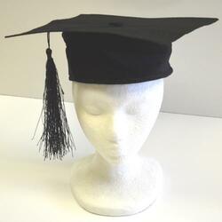 Deluxe Graduation Cap- Black