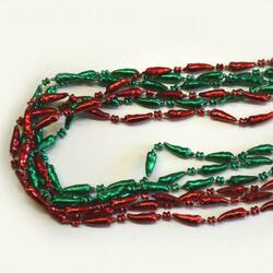Chili Pepper Bead- 33 Inch- Red and Green Assorted- 6 Per Card