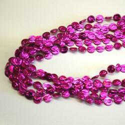 Pink Breast Cancer Awareness Bead- 33 Inch- 6 Per Card