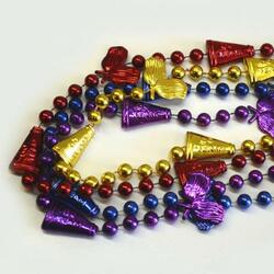 Cheerleading Bead- Six Asst Colors- Each Piece on Header Card