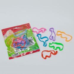 Wide Animal Bands- 6 Per Package- Asst Styles
