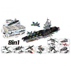 Block Assembly Aircraft Carrier Assortment- 8-in-1 Styles- 90 Pc Average