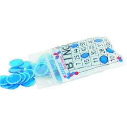 Blue Magnetic Chips- 100 Ct Bag