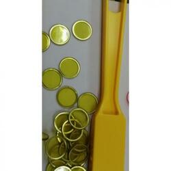 Yellow Magnetic Bingo Kit- 1 Wand and 100 Chips