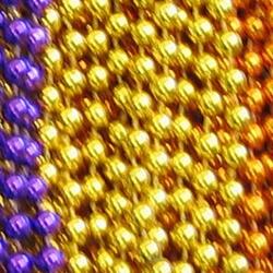 Round 7mm Gold Bead 33 Inch