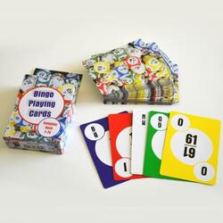 Bingo Playing Cards Deck Of 75- Standard Poker-Size Deck