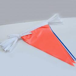 Pennant- Flourescent Red White Blue 60 foot
