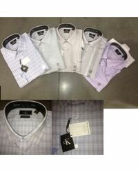 Calvin Klein men's l/s non iron button front shirts 24pcs.