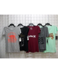 Hurley wholesale ladies ss tees assortment 48pcs.
