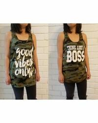 LADIES CAMO TUNIC TANKS 12pcs.