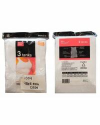 Men's white tank tops 48 3-packs per case