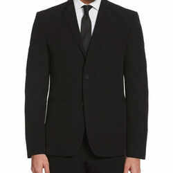 Modern Fit Solid Texture Suit Jacket  2110014