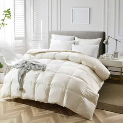 Peter Khanun Luxurious White Goose Down Duvet 100% Cotton Shell Quilted Quilt King Queen 020