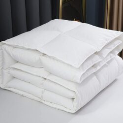 Peter Khanun White Goose Down Filler Winter Quilt/Comforter/Duvet/Blanket 100% Cotton Shell Twin Ful