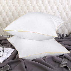Peter Khanun European Pillow Insert Euro-Sized Square Pillow for Sleeping White Goose Feather