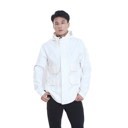 5611M Wholesale Coat Men?s Custom Windbreaker Short Jacket
