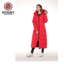 3035L Long Down Jacket Women Outerwear Winter Coat with Large Fur Hood
