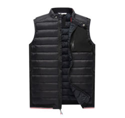warm padded winter vest for men's outdoor outwear gilet