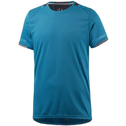 Wholesale Men's Round-neck T-shirt, Basic Short-sleeved Sport Tops with Reflective Tape at Back for