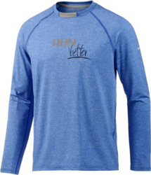 Wholesale  Round-neck T-shirts with Reflective Tape at Back for Men's Basic Long-sleeved Sport Top