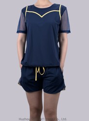 Ladies Sportswear T-shirt and Shorts Suit