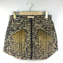 Leopard Print Mini Skirt