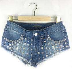 Rhinestone Bling Shorts