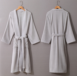 hooded terry cloth robes bathrobe fleece bathrobe women men's sleepwear 100% cotton hotel bathrobe w