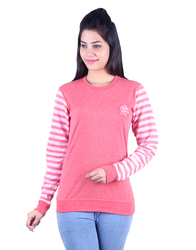 G144 Pink Rose Striper Women’s Full Sleeve Top
