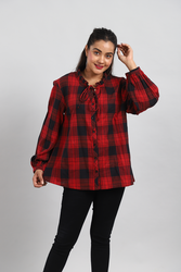 ROSEY CHECKS BLOUSE
