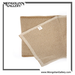 Two Toned, Beige Cashmere Scarf