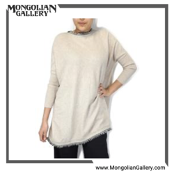 Round-neck Free Size Cashmere Sweater