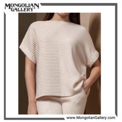 Asymmetrical Short Sleeve Pullover