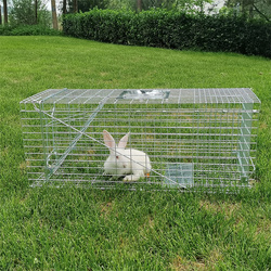 32 X 12 X 12 Catch and Release Humane Rodent Cage for Rabbits Stray Cat Squirrel Live Animal Trap