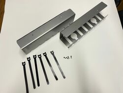 New Design Under Desk Cable Tray With Cable Holder and Cable Ties