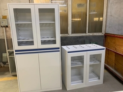Laboratory Glassware Cupboard Labware Storage Cabinet All Steel Utensil Cupboard Vessel Cabinet